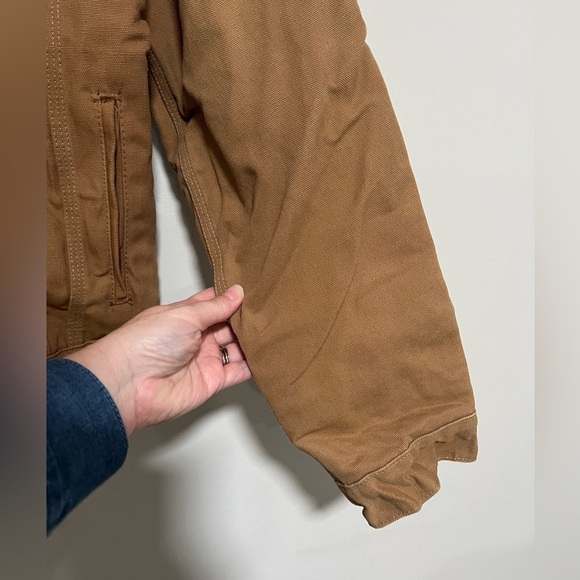 Carhartt Vintage 80s Blanket Lined Firm Duck Jean Trucker Jacket Size 38T 6BWJPT - Picture 4 of 12